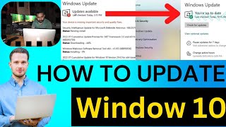 How to update window 10 window 10 update kase kare windows shortvideo computer updates win10 [upl. by Ahseen447]