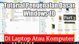 Tutorial Pengenalan Dasar Windows 10 Part 3 [upl. by Sternlight]