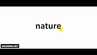 French pronunciation  nature [upl. by Mitinger]