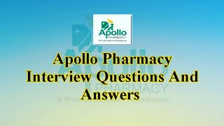 Apollo Pharmacy Interview Questions And Answers [upl. by Firman]