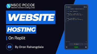 Host Website on Replit for Free  Dron Rahangdale  Newton School Coding Club PCCOE [upl. by Flavius224]