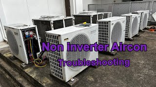 How to fix Non inverter aircon CU not working  high low pressure switch  thermistor [upl. by Photima]