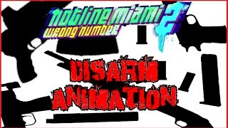 Hotline Miami 2 Disarm Animation Ft Evan Wright [upl. by Zzabahs]