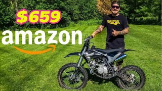 Testing Amazons CHEAPEST 125cc Dirt Bike  Is it Junk [upl. by Tiffie966]