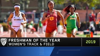 USC sprinter LanaeTava Thomas wins Pac12 Womens Track amp Field Freshman of the Year honor [upl. by Euqinu]