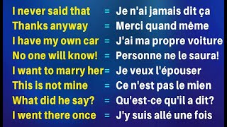 Les Phrases Les Plus Utilisées en Anglais [upl. by Catto796]