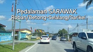 Sarawak jalan pedalaman Pekan Roban to Selalang via Jalan Nyabor🌼TERKINI [upl. by Anura]