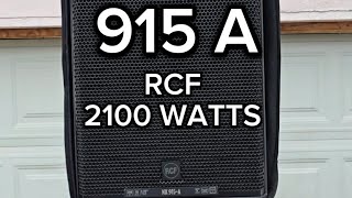 Rcf Nx 915 A 15 2100 watts vs rcf 905 AS 2200 watts [upl. by Mintz]