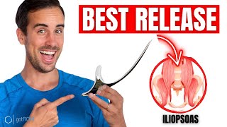 How To Release a Tight Iliacus Muscle with The Hip Hook 2 EXERCISES [upl. by Eanrahc]