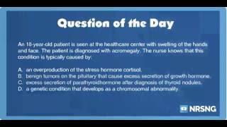 NCLEX Practice Questions Acromegaly and Pituitary Gland Tumor EndocrineMetabolic [upl. by Reilly827]