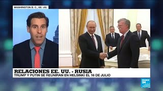 Las tensiones entre EEUU y Rusia es el motivo de elegir Helsinki para el encuentro Trump  Putin [upl. by Schlenger]