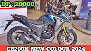 All New Honda CB200X New Colour Detailed Review amp On Road price Down payment amp Emi [upl. by Daniala]