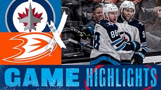 Anaheim Ducks vs Winnipeg Jets  Game Highlights [upl. by Waine]