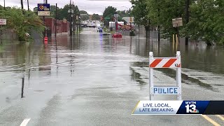 Birmingham prepares for flooding from Francine [upl. by Chuu]