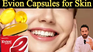 Evion capsules Uses for Skin  Evion Vitamin e for skin problems [upl. by Eniamej]