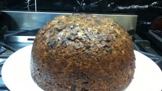 Easy Tasty Christmas Plum Pudding  Steamed Fruit Cake Recipe [upl. by Gora]