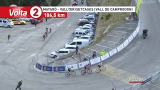 103a Volta Ciclista a Catalunya Etapa 2 Mataró  VallterSetcases Vall de Camprodon [upl. by Noicnecsa]