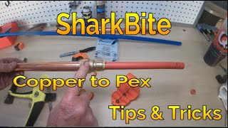 How to connect Copper to Pex using SharkBite Fittings [upl. by Prudhoe]