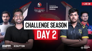 EN BGMI Challenge Season Day 2  Snapdragon Pro Series Powered by Samsung Galaxy [upl. by Eelarbed]