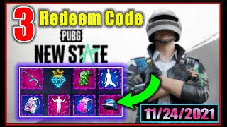 Pubg New State Redeem Code today  Redeem Code In Pubg New State [upl. by Ordisi]