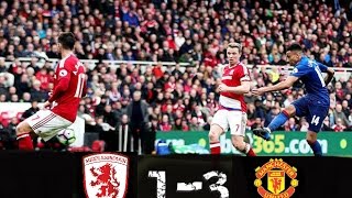 Middlesbrough vs Manchester United 13 All Goals amp Highlights 19032017 [upl. by Nepil]