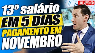 ATENÇÃO 13º SALÁRIO sendo PAGO dia 5 de NOVEMBRO VEJA tudo que você precisa SABER [upl. by Rennoc]