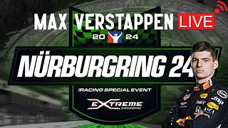 Max Verstappen iRacing 24hr Nurburgring  LIVE Onboard [upl. by Nemzaj201]