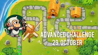 Bloons TD6 29 October Advanced Challenge Druid [upl. by Bathulda34]