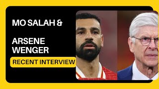 How arsene wenger helped me become a good player Salah reveals football shorts salah liverpool [upl. by Aziram]