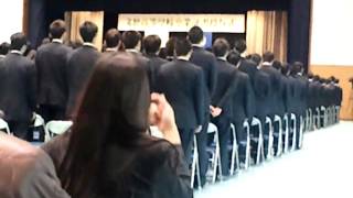 Yukis Graduation Ceremony Buntoku High School Part 2 平成２３年度文徳高校卒業式 [upl. by Rafe]