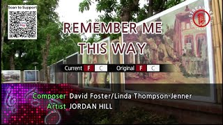 Remember Me This Way  Jordan Hill Karaoke Version [upl. by Telfer]