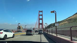 Acrossing the Golden Gate Bridge in San Francisco [upl. by Clower]