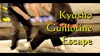 Kyusho Guillotine Escape [upl. by Nnylrahc]