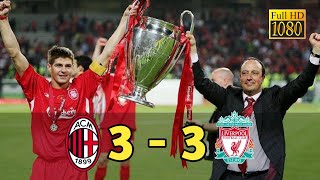 Milan vs Liverpool 3  3 Highlight amp Goals I UCL Final 2005 [upl. by Eserahc]