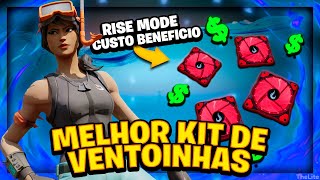 A MELHOR VENTOINHA DE CUSTO BENEFICIO COM LED  Rise Mode  UNBOXING REVIEW [upl. by Githens]