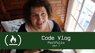 React JS building portfolio part 3  Code Vlog 10 [upl. by Haletky]