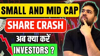 Small Cap and Mid Cap Share Crashed  What Should investors do [upl. by Hgieleak]