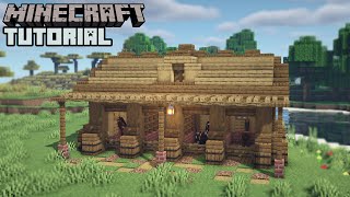 Minecraft  Horse Stable Tutorial How to Build [upl. by Gabriel]