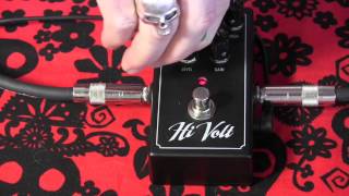 Lovepedal HiVolt guitar pedal demo with Gibson SG amp Fender Blues Jr [upl. by Kuhlman]