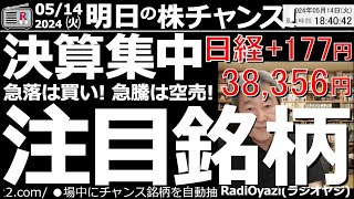 【投資情報株チャンス】決算集中で注目銘柄多数！急落は買い、急騰は空売だ！●買いシグナル点灯：7280ミツバ、4552JCRファーマ、3774インターネット、1893五洋建設、他●歌：投資家エレジー [upl. by Sabella]