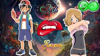 Ash kiss Serena ❤🥰pokegirls kissespokemon mode comment [upl. by Rior846]