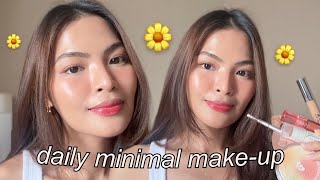 DAILY MINIMAL MAKEUP LOOK That Actually Last 💛 [upl. by Cirilla]