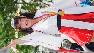 4k Yutori ゆとり Miko 巫女 Shrine Maiden Cosplay Comiket creamcandy123 직캠 Japanese [upl. by Bodnar368]