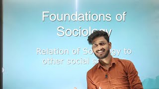 Sociology  Its Relationships with other social Sciences by Manish Verma [upl. by Tana]