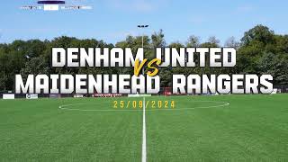 DENHAM UNITED VS MAIDENHEAD RANGERS CHARITY CUP [upl. by Lura227]