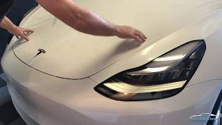 Hood Kit Installation Video of Paint Protection Film clear wrap [upl. by Arvid]