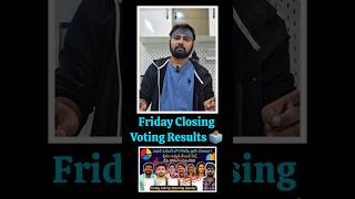 Friday closing Voting trend biggbosstelugu8 biggboss8telugu shortfeed shorts [upl. by Tekla490]