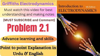 Griffiths Electrodynamics problem 21  Griffiths Electrodynamics solutions  Electrostatics [upl. by Cleland]