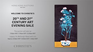 Live Stream │ 20th 21st Century Art Auctions │ Christies Hong Kong [upl. by Adeehsar]