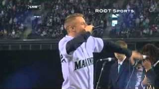 Macklemores Dave Niehaus Tribute  Safeco Field 4811 TV Version [upl. by Ahsinert]